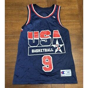 Vintage Dan Majerle Team USA Champion Jersey Mens 40 (M) 1994 Olympics Phoenix